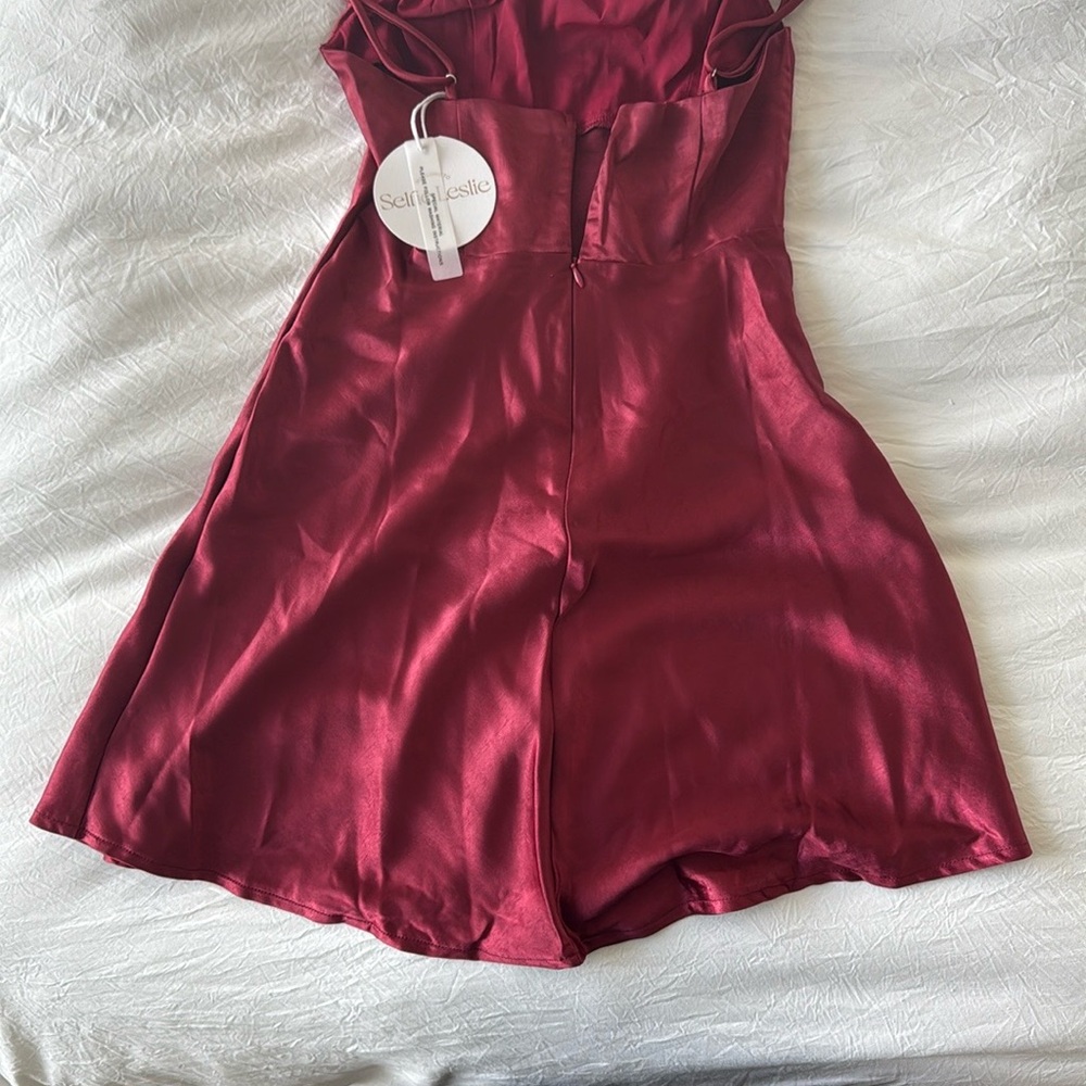 Selfie Leslie Red Skorts with Silky Finish